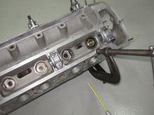 First intake valve installed