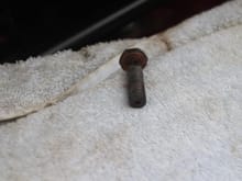 This is the Banjo Bolt with the Holes that Grant was talking about that tends to get Blocked up with Rust and Crud.