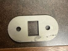 Steele check arm plate 