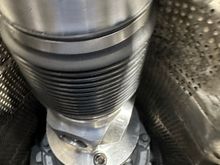 Larger diameter tube still clears driveshaft tunnel with no BFH modifications needed.