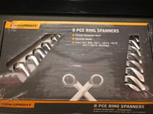 8 Ring Spanners cost me £4 that's only 50p each!