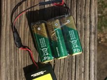 Every package is a demo unit! 3 free 9v batteries and a micro switch!