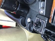 One view of my driver's storage tray.