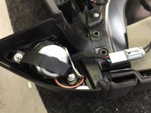 custom made bracket for the tweeter and final speak of the 3 ways.
