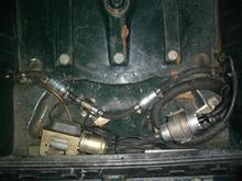 Fuel lines in the trunk