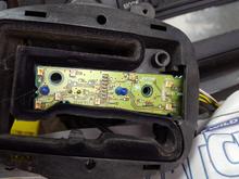 Two bulbs, cocered in blue condom. LD#(1-6) Look like Light Emmiting Diodes.