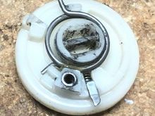 Rotor - big spring side (mates with the mechanical portion of the ignition lock)