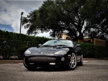2005 XKR Ebony/Ivory with Phillips Daytime Running Lights - Clear Front Marker and Repeater Lens