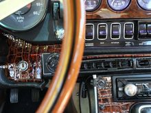 I made a new ignition switch panel to cover gap at steering column & ignition switch.