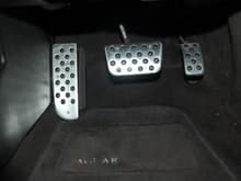 Aluminum pedals
