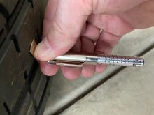 Rear tread depth 4-5/32