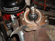 And the old oil seal and spring.