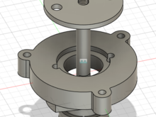 The depth is to accomodate a standard ceramic bearing. This takes the torsional stresses imparted by the return spring and worn pivot bush