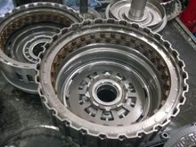 in each clutch pack, there are 1 or 2 more discs, due to them being thinner. The material is also stronger, which also helps