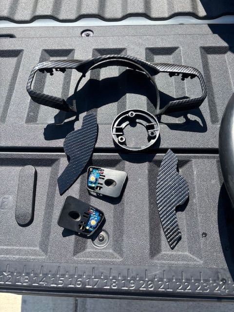 Steering/Suspension - Flat bottom, heated steering wheel, carbon fiber trim - Used - 2014 to 2017 Jaguar F-Type - Gilroy, CA 95020, United States