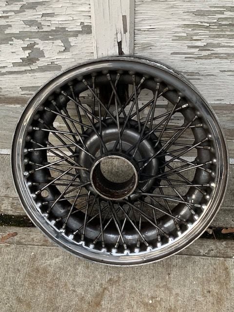 Wheels and Tires/Axles - 2 Dunlop wire wheels-Mk2, E-type - Used - 0  All Models - Stonington, CT 06378, United States