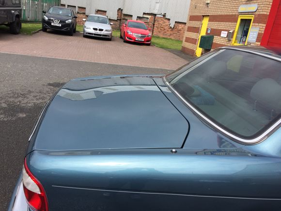 Thanks to Ian from Prestige Jaguar for machine polishing the BIG scratches out.