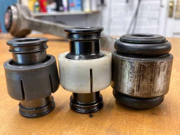 These are Rose type bushes that allow plenty of sideways movement. 