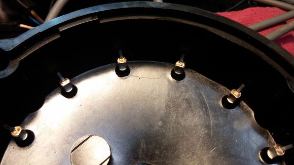 This might explain how the moisture entered the cap plus the running issues I had been having.