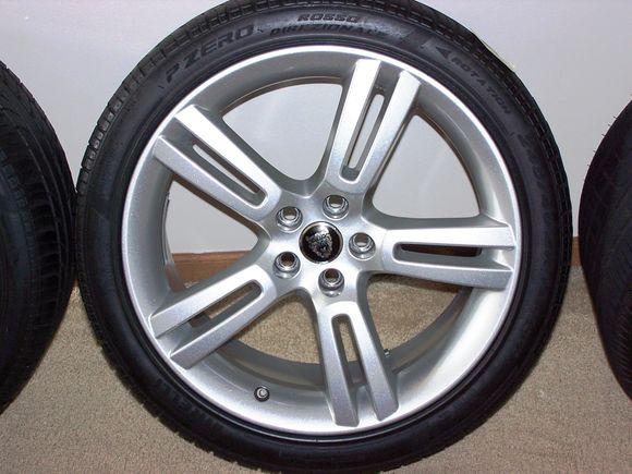 Right front tire and wheel Slight cupping.