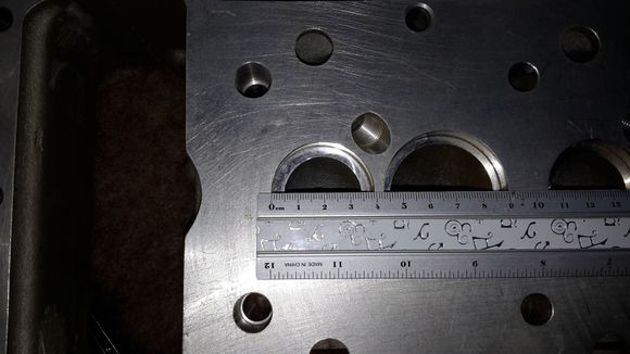 Valve diameters inlet.