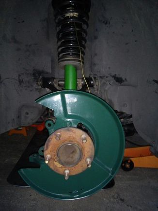 sprayed a little paint on things to inhibit the rust, every bushing is now completely tight with no movement.