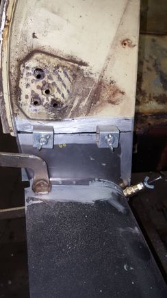 Fitting off side shut face patch panel