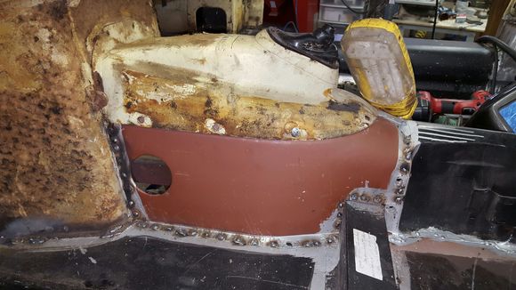 Tunnel was tweeked and fitted 4-6 times before final welding