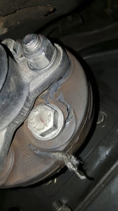 Differential-end jurid coupling after 8 months of use