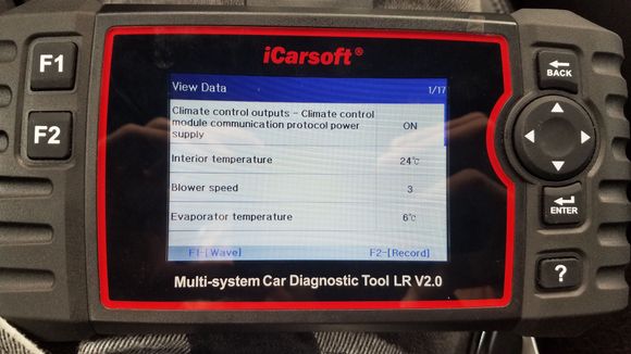 readings on sensor are 24C and 6C