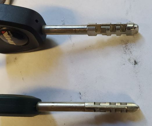Before, valet key at bottom.