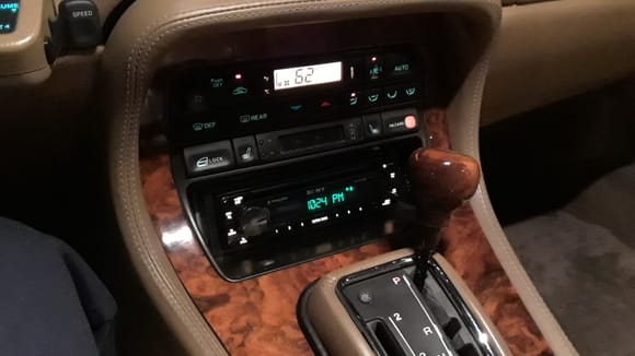 New modern Sony head unit.