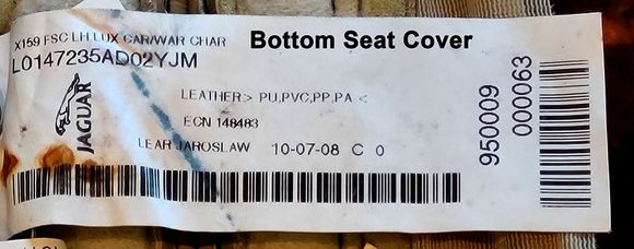 Bottom seat cove