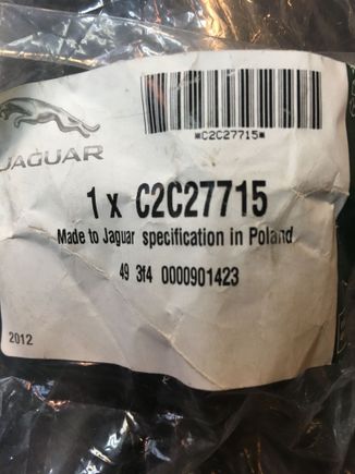 Heater hose at firewall