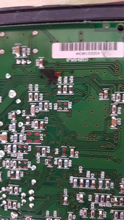 Note section discolored