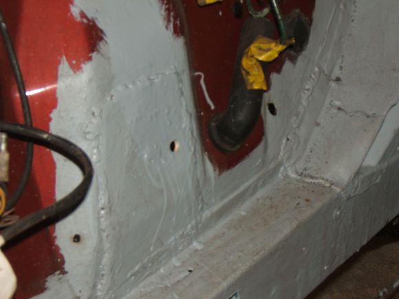 Welded up rust after tteatment