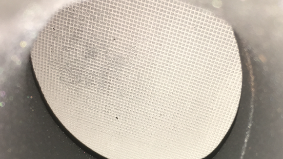 This is what a good cheramic core should look like.. nice and clean, not burned trough anywhere or full of soot..