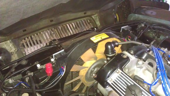 Relay pairs mounted on Rad shroud.