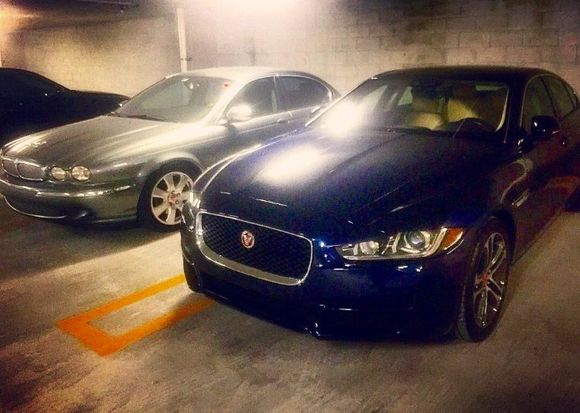 My newest addition:  2017 XE 3.5t .   Here you see my X-type and XE.