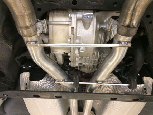 Close up of rear connections.