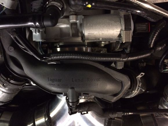 Throttle body closeup.