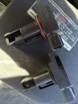 Originally on the left... New replacement on the right