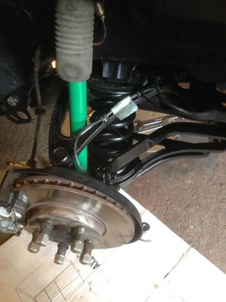 Just need steering put back on then she's back on her wheels!.