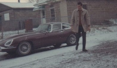 66' e-type coupe.    Taken in 1969