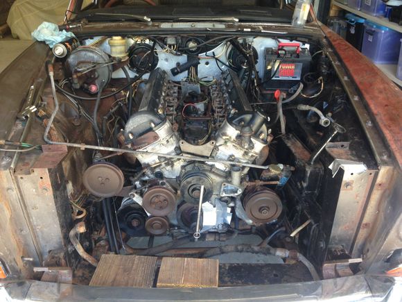 Motor now turning over.