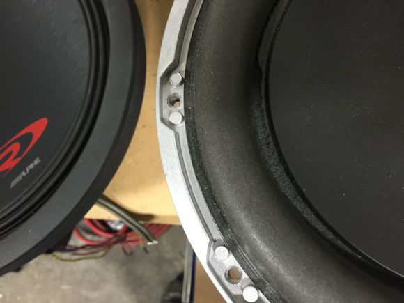 New sub on the left.  Old sub on the right.