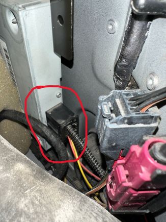 You need to get to this connector ...