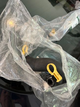 Bummer to receive parts this way…clip missing and bag torn open. Doesn’t leave me feeling much comfort with the job/parts