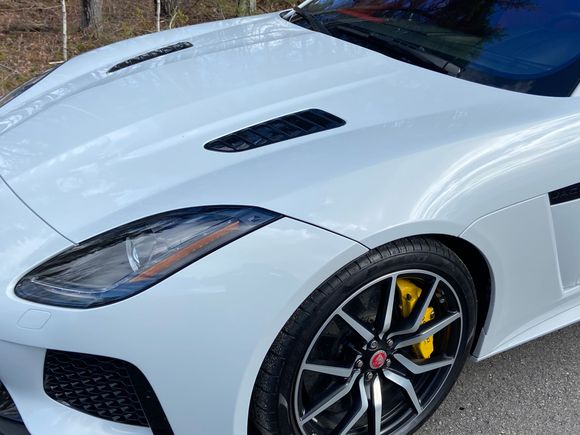 I had the vents in my SVR painted gloss black and they turned out great.  Painting is easier than wrapping due to the paint shop being right around the corner and I have no plans of going back to all white.