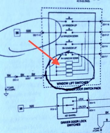 Resistors in switch pack
